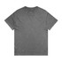 A grey Stone Wash Heavy Tee, featuring short sleeves and a crew neck, with a branding label inside.