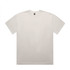 A light grey t-shirt with a classic fit, featuring a logo on the label. It has short sleeves and a round neckline.