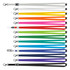 A collection of custom printed lanyards in various colours, featuring clips and attachments.