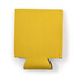 A drink bottle cooler in a vibrant yellow color, designed to fit standard bottles.
