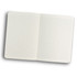 A recycled cotton cahier notebook with blank, lined pages and a soft cover, featuring a simple design.