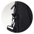 A black 2-in-1 laptop bag featuring a clip and adjustable strap attachment. The bag has a sleek, modern design.