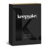 A black box featuring a logo, containing a recipe book holder from the Keepsake collection.