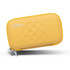 A yellow Rollink Mini Bag Tour with a textured surface and a zip closure, featuring branding on the front.