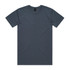 A dark teal t-shirt displayed flat, featuring a round neckline and short sleeves. It has a logo tag at the collar.