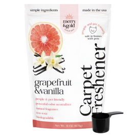 Natural Carpet Freshener 31oz Pouch - Grapefruit & Vanilla