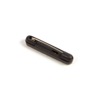 30mm Black Self Adhesive Brooch Pin - Pack of 50