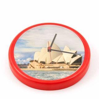 190mm Round Red Insert Wall Clock - Pack of 18