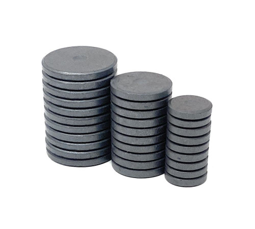 GM3C-50 - 25mm Round Ferrite Magnet - Pack of 50