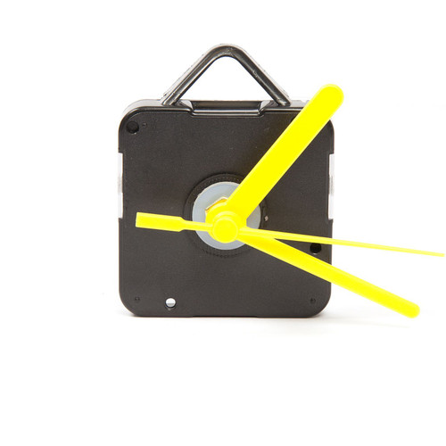 CD01-YELLOW-50 - Clock Mechanism with Yellow Hands - Pack of 50