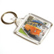 38mm Square U202 Insert Keyring - Pack of 50