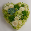 Sympathy Wreath Heart Arrangement