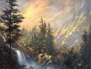 Into the Light - 11x14 inches. Acrylic on Stretched Canvas Into the Light - 11x14 inches. Acrylic on Stretched Canvas