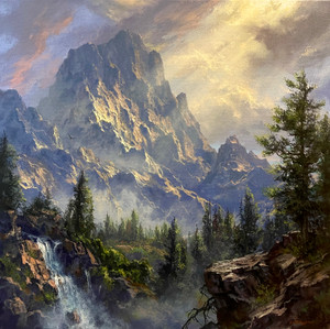 High Country Views - 18x18 inches. Original Acrylic on Stretched Canvas