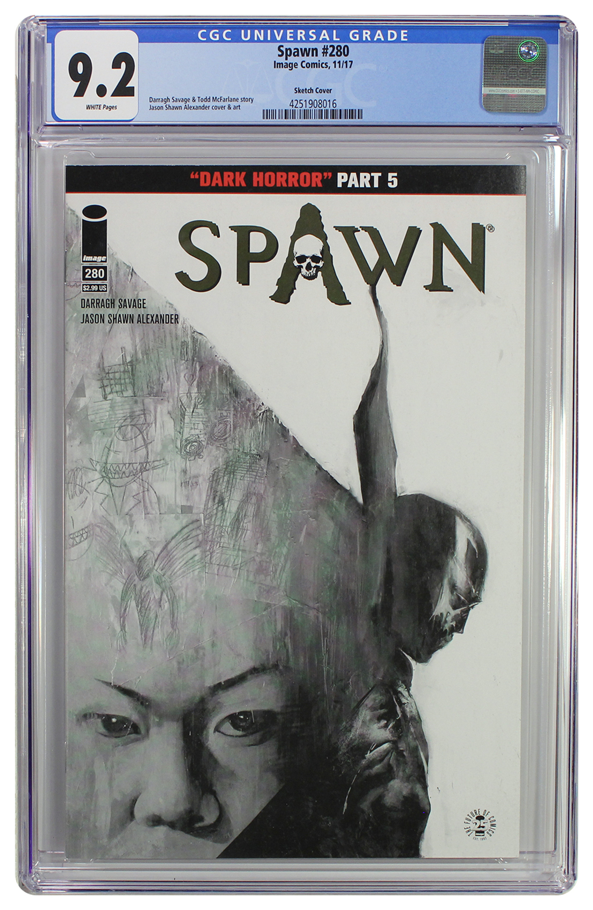 Spawn #280 Sketch Cover