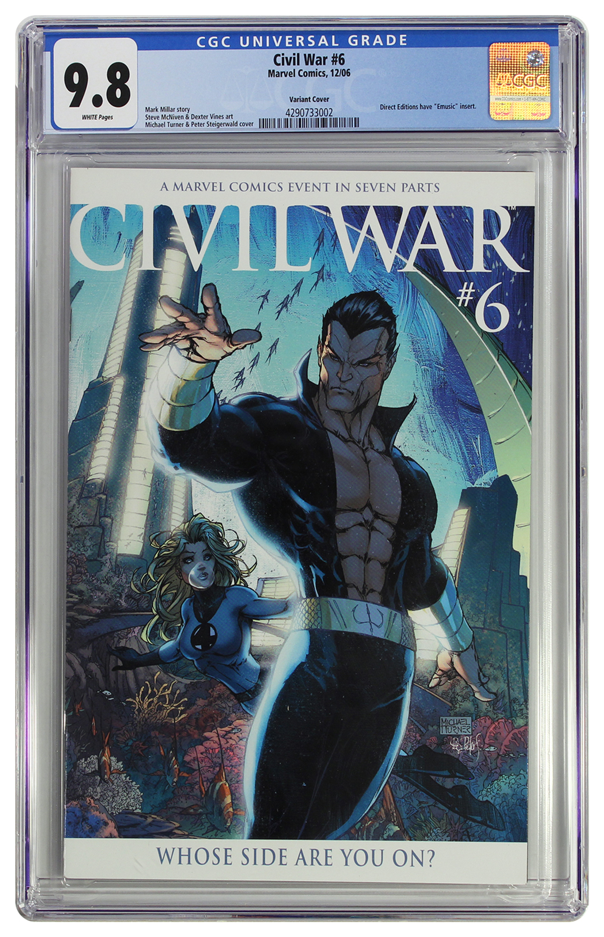 Civil War #6 Turner Variant