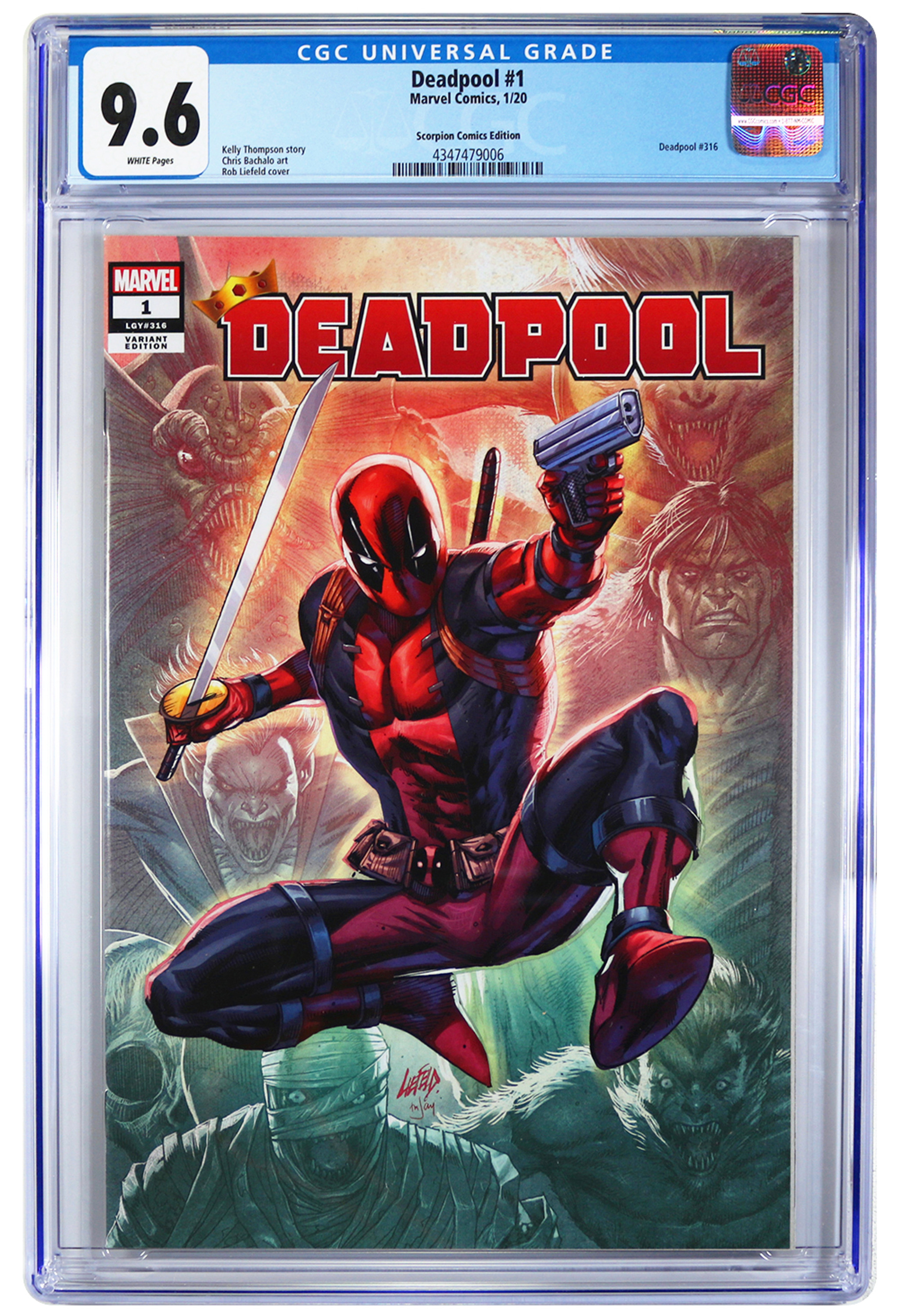 Deadpool #1 Scorpion Comics Edition