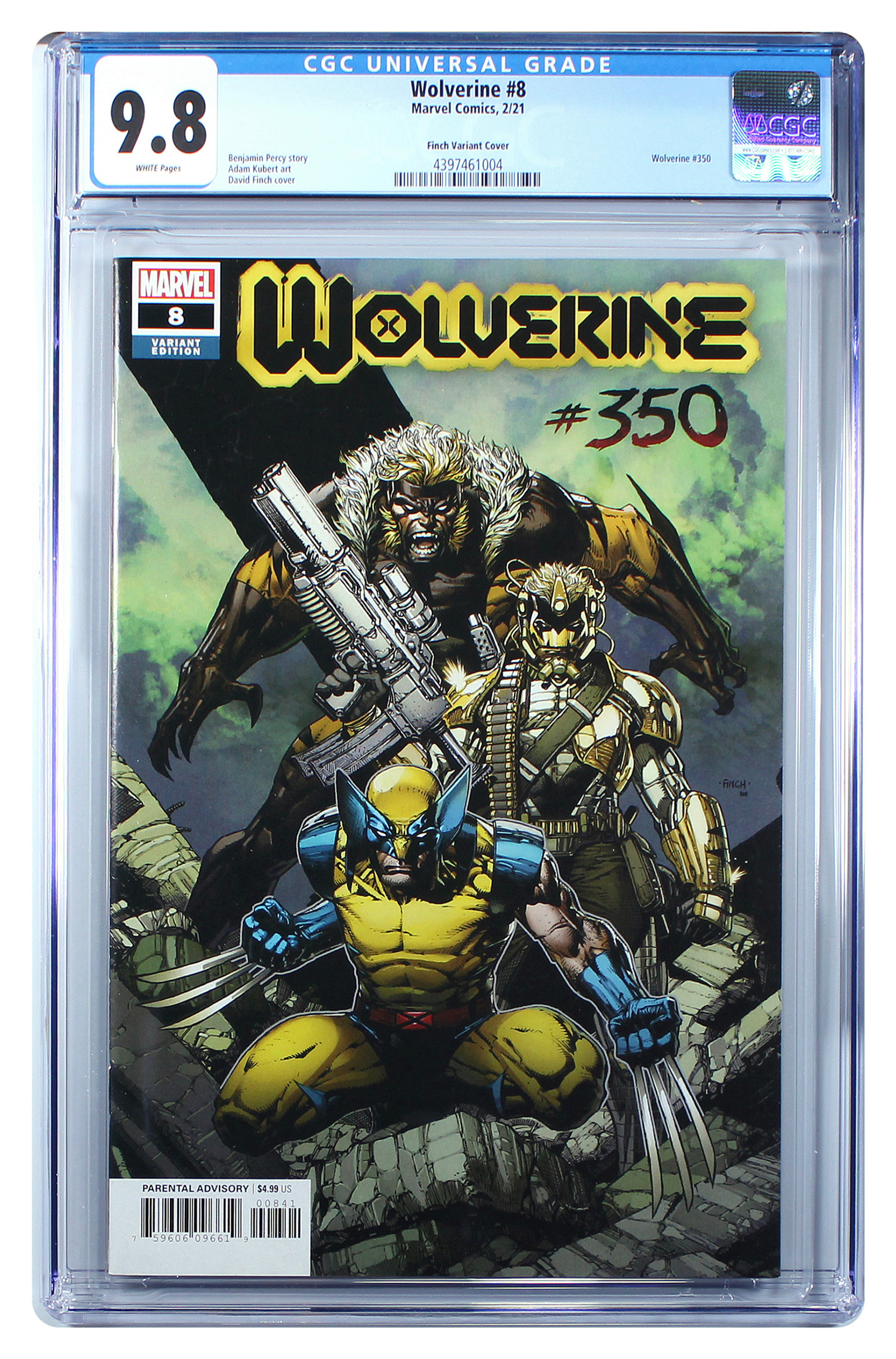 Wolverine #8 Finch Variant