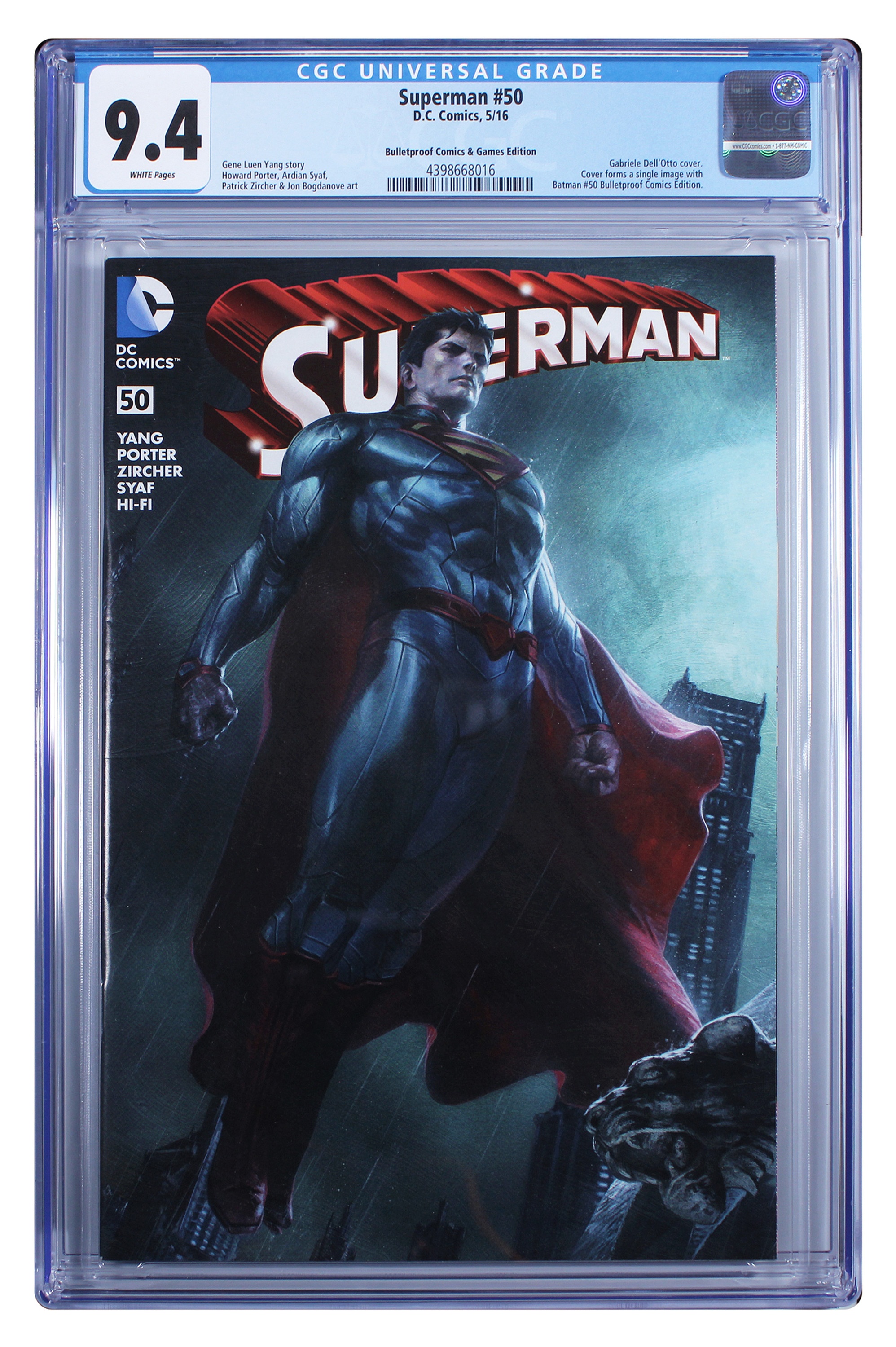 Superman #50 Bulletproof Comics & Games Edition