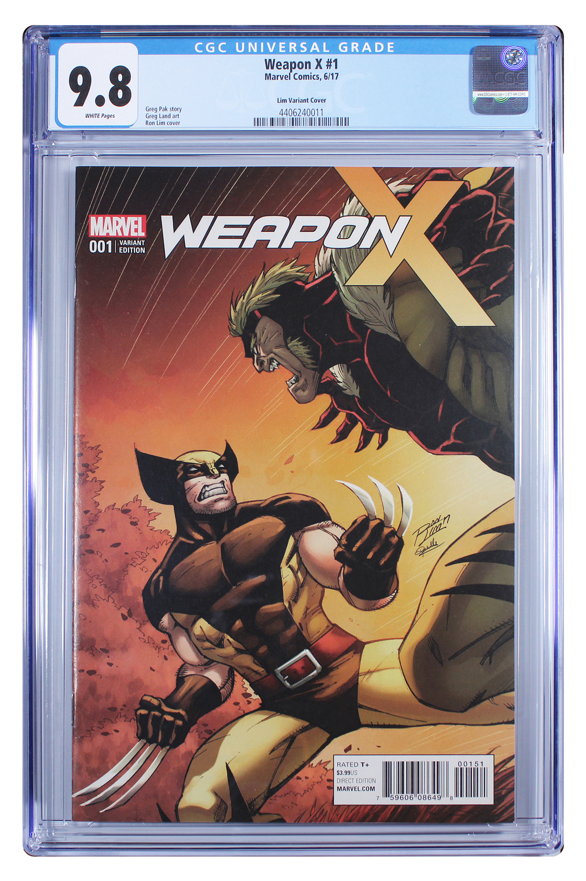 Weapon X #1 Lim Variant