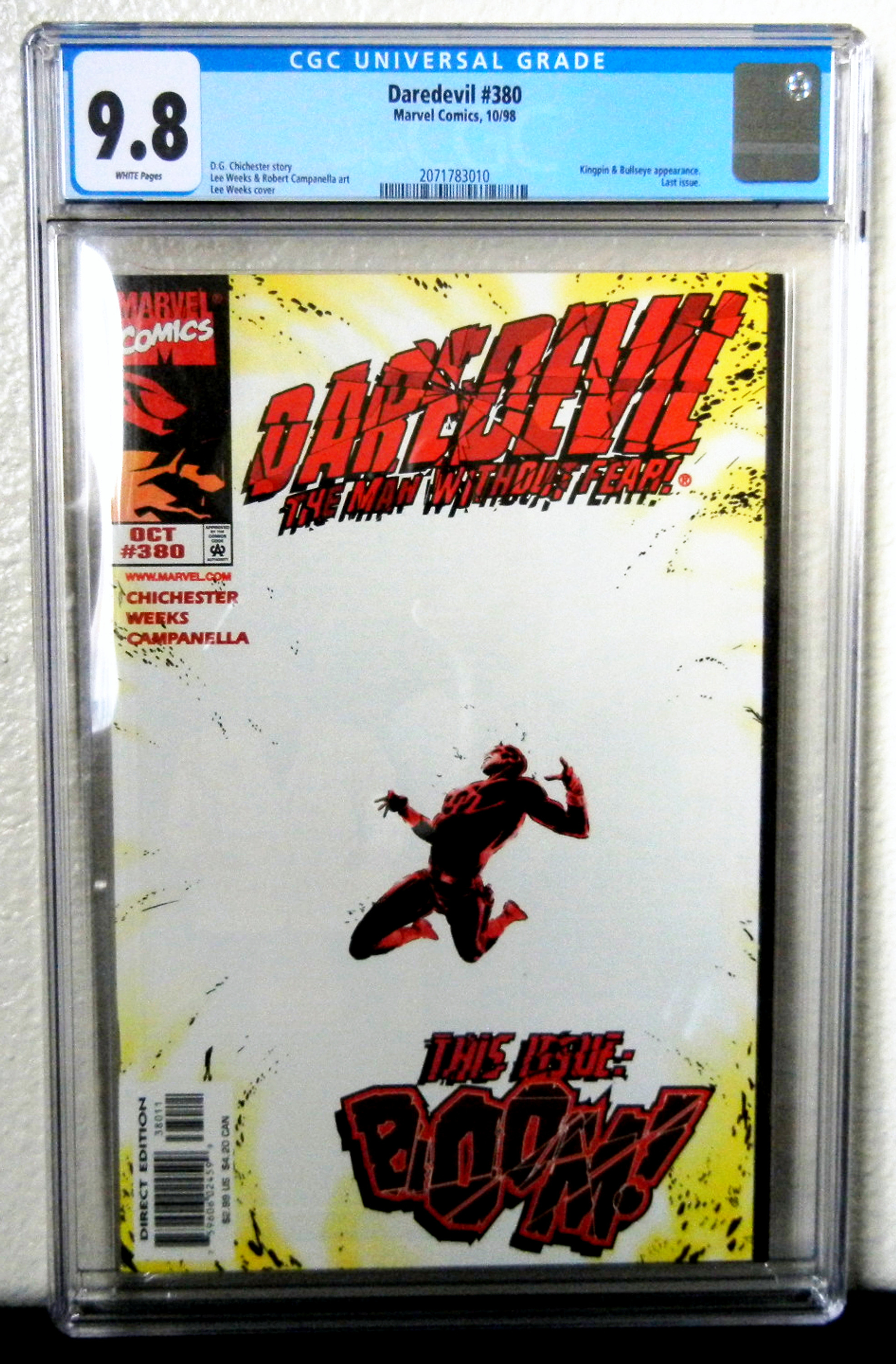 Daredevil #380 Front