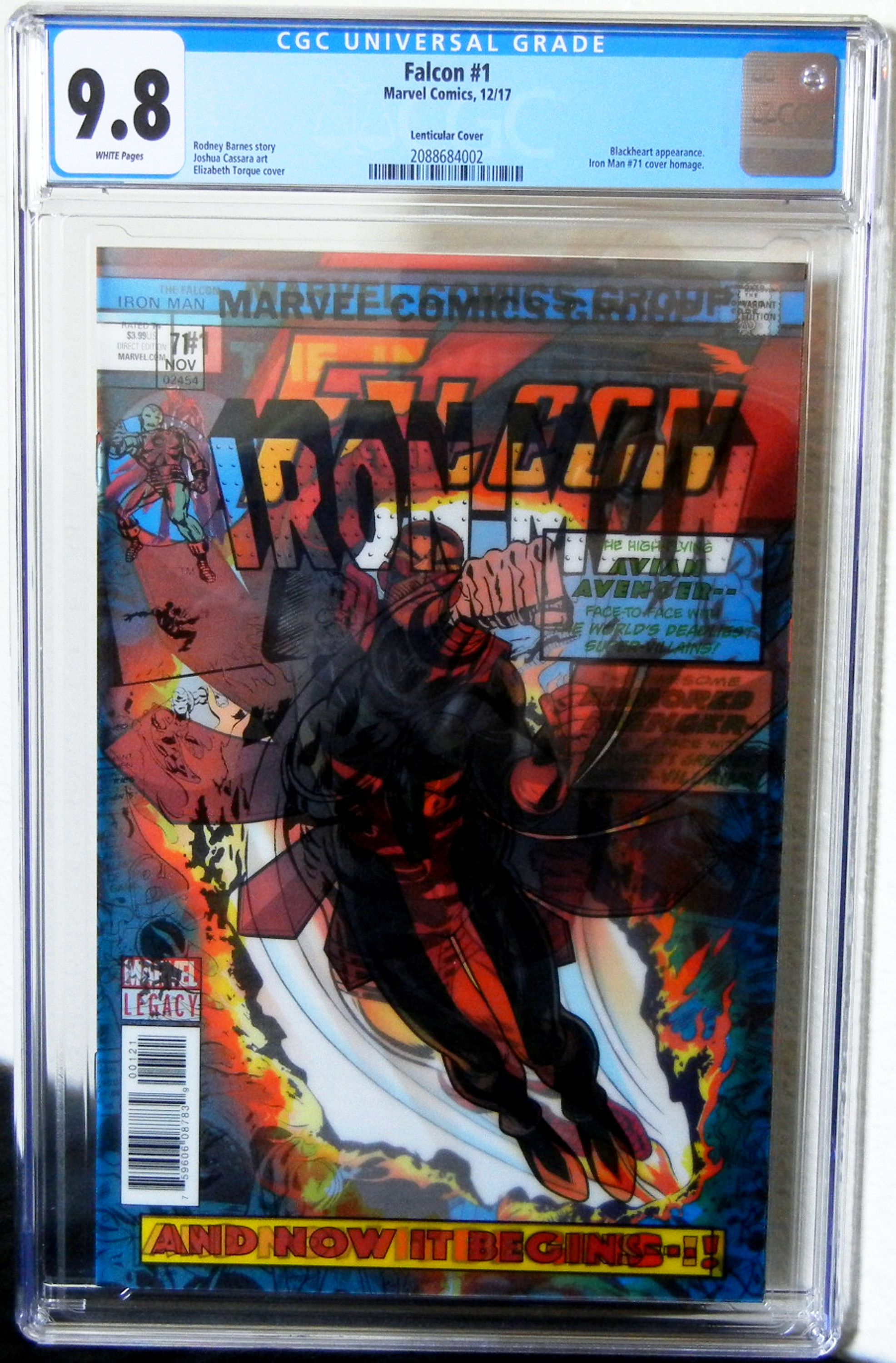Falcon #1 Lenticular Cover