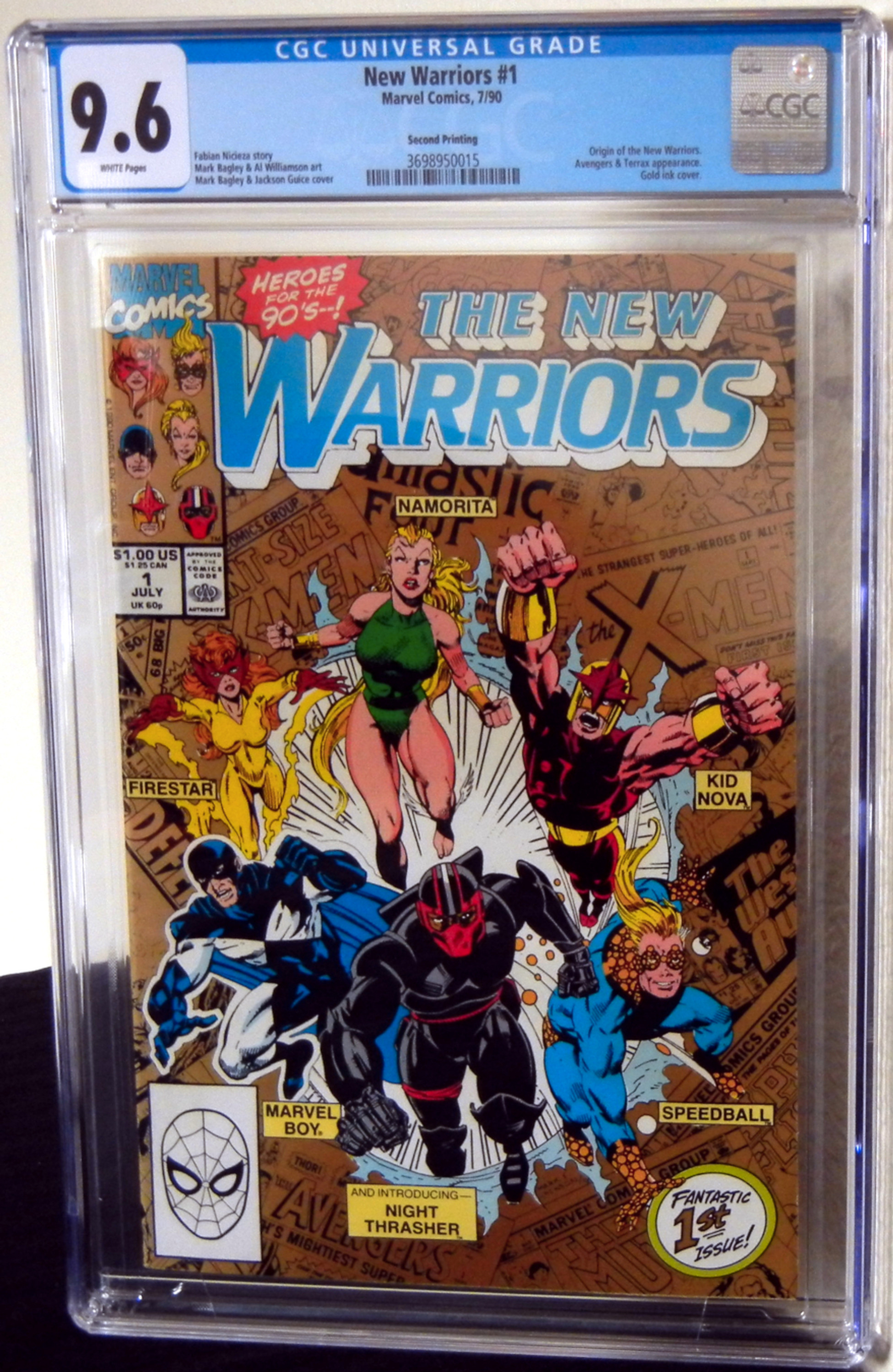New Warriors #1 Second Print