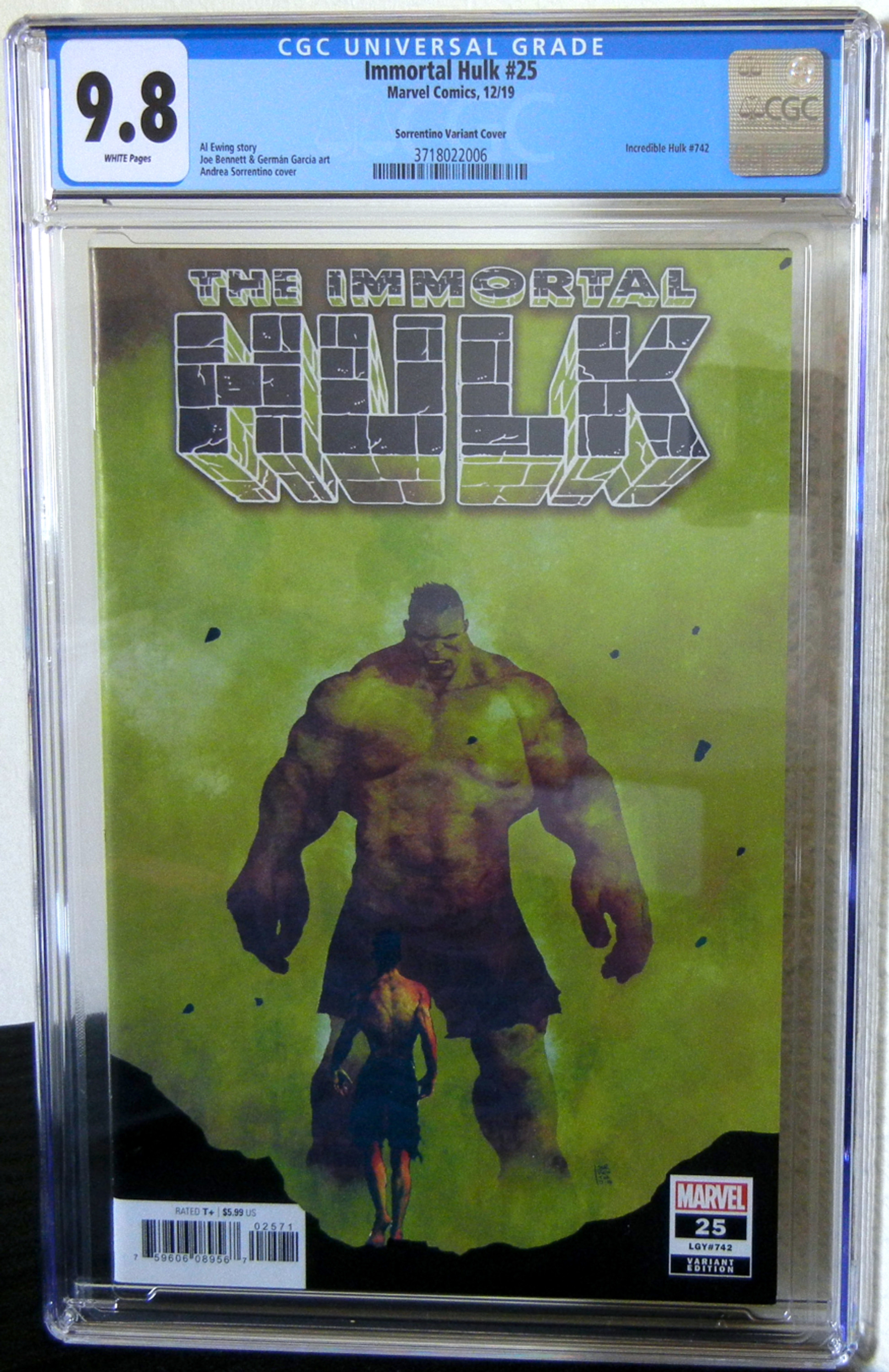 Immortal Hulk #25 Sorrentino Variant Cover