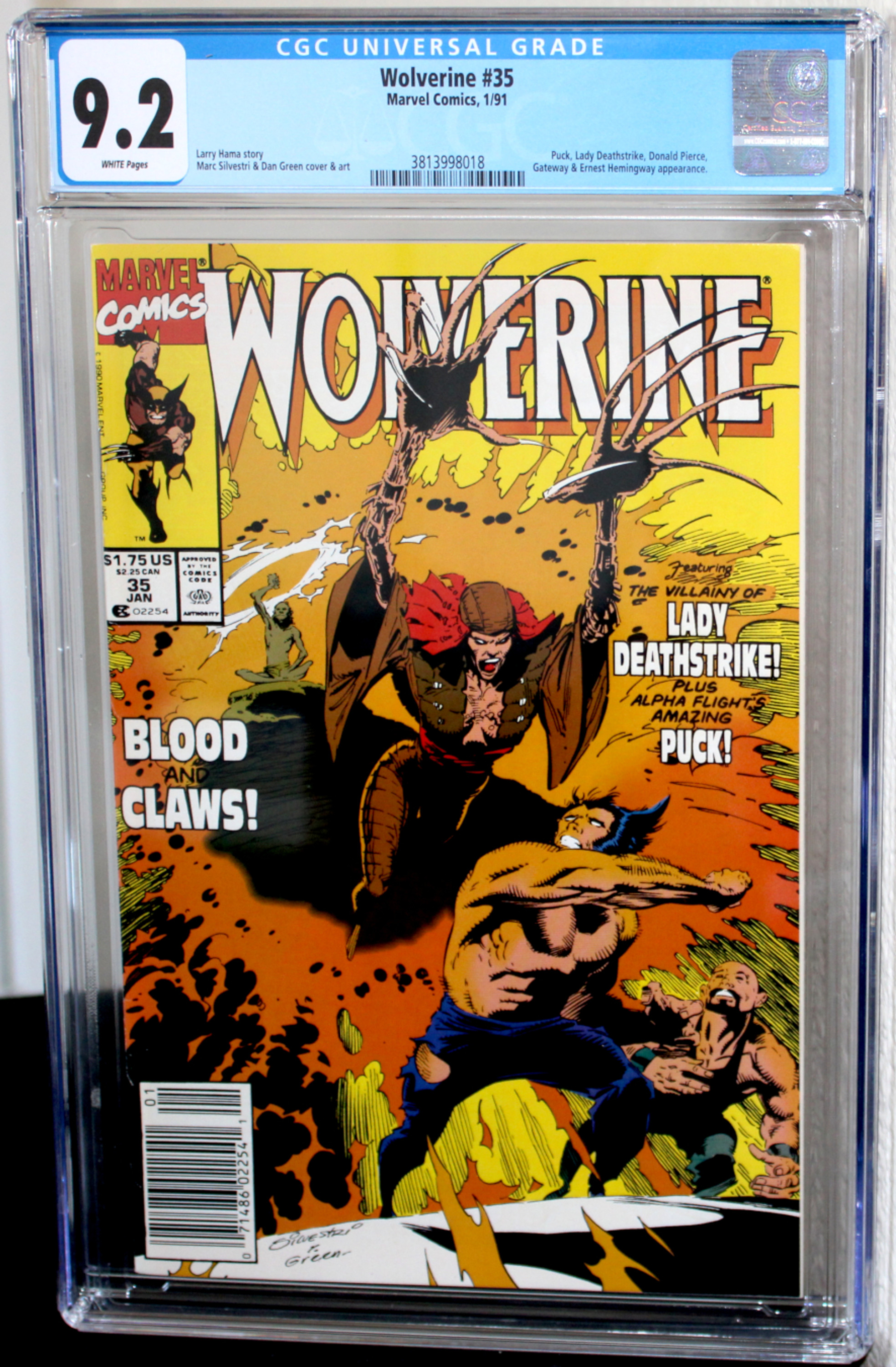 Wolverine #35 Newsstand Edition