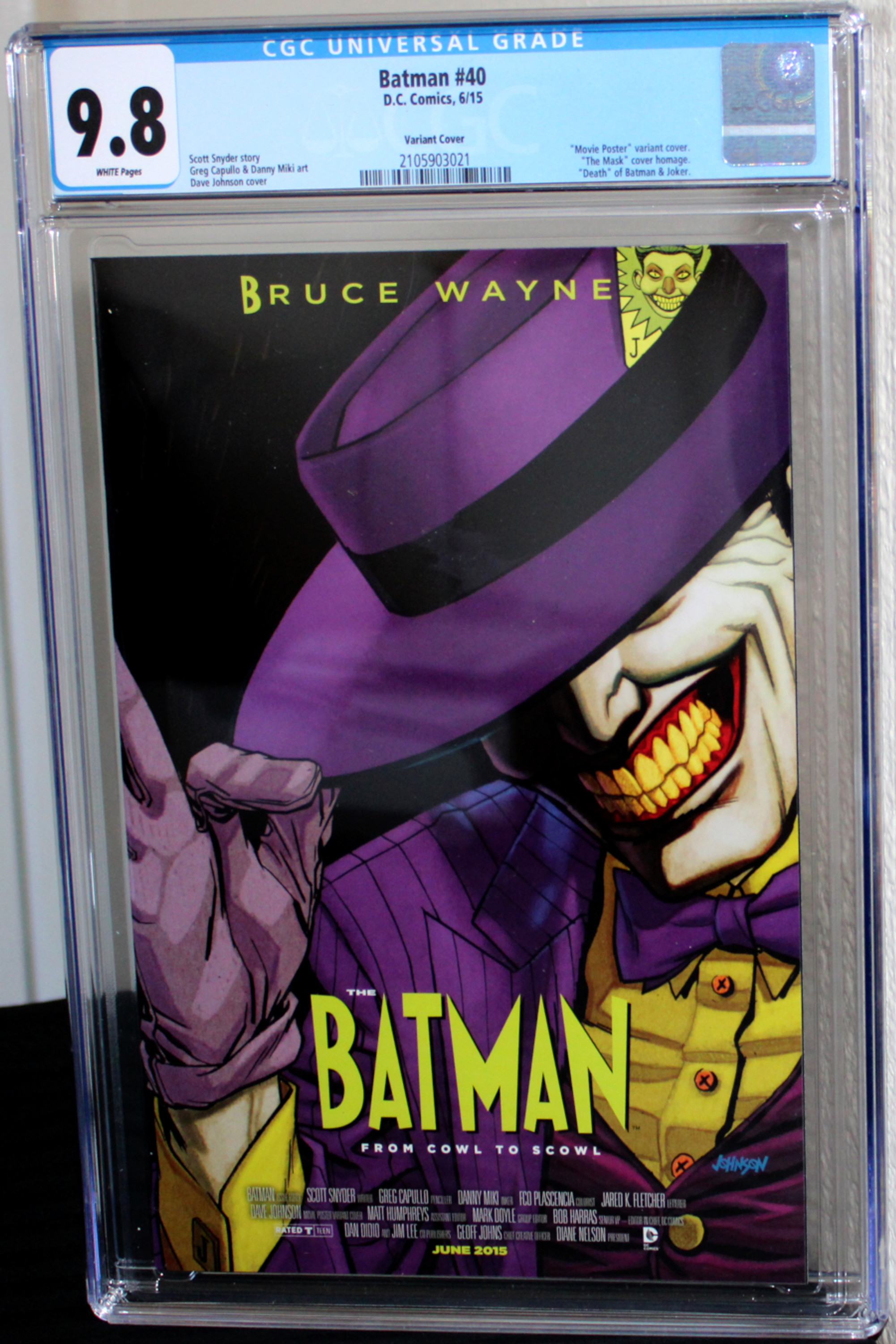 Batman (2011) #40 Variant Cover