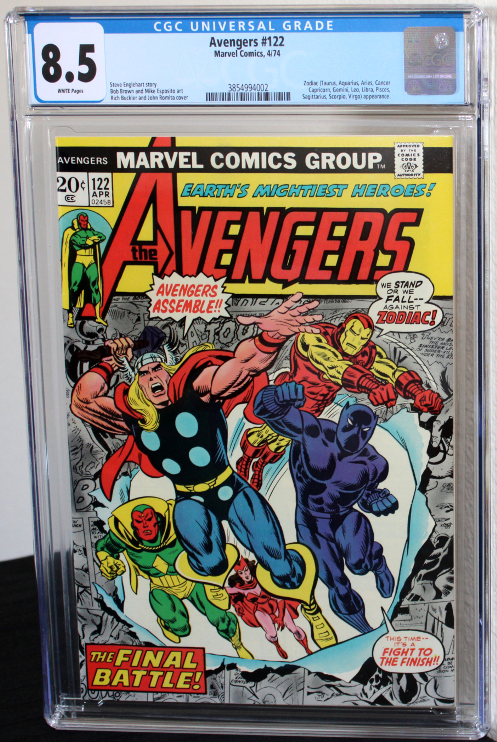 Avengers #122