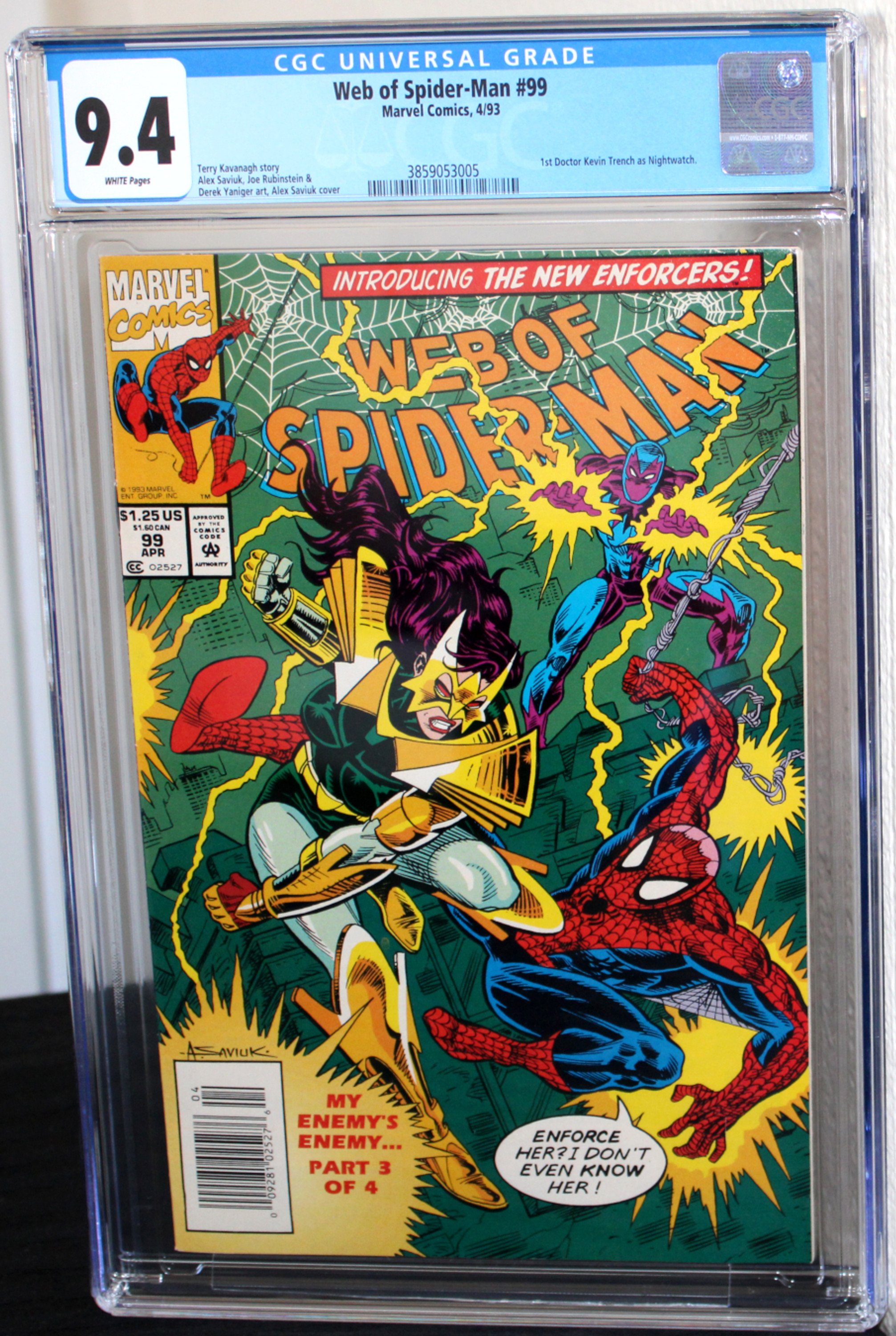 Web of Spider-Man #99 Newsstand Edition
