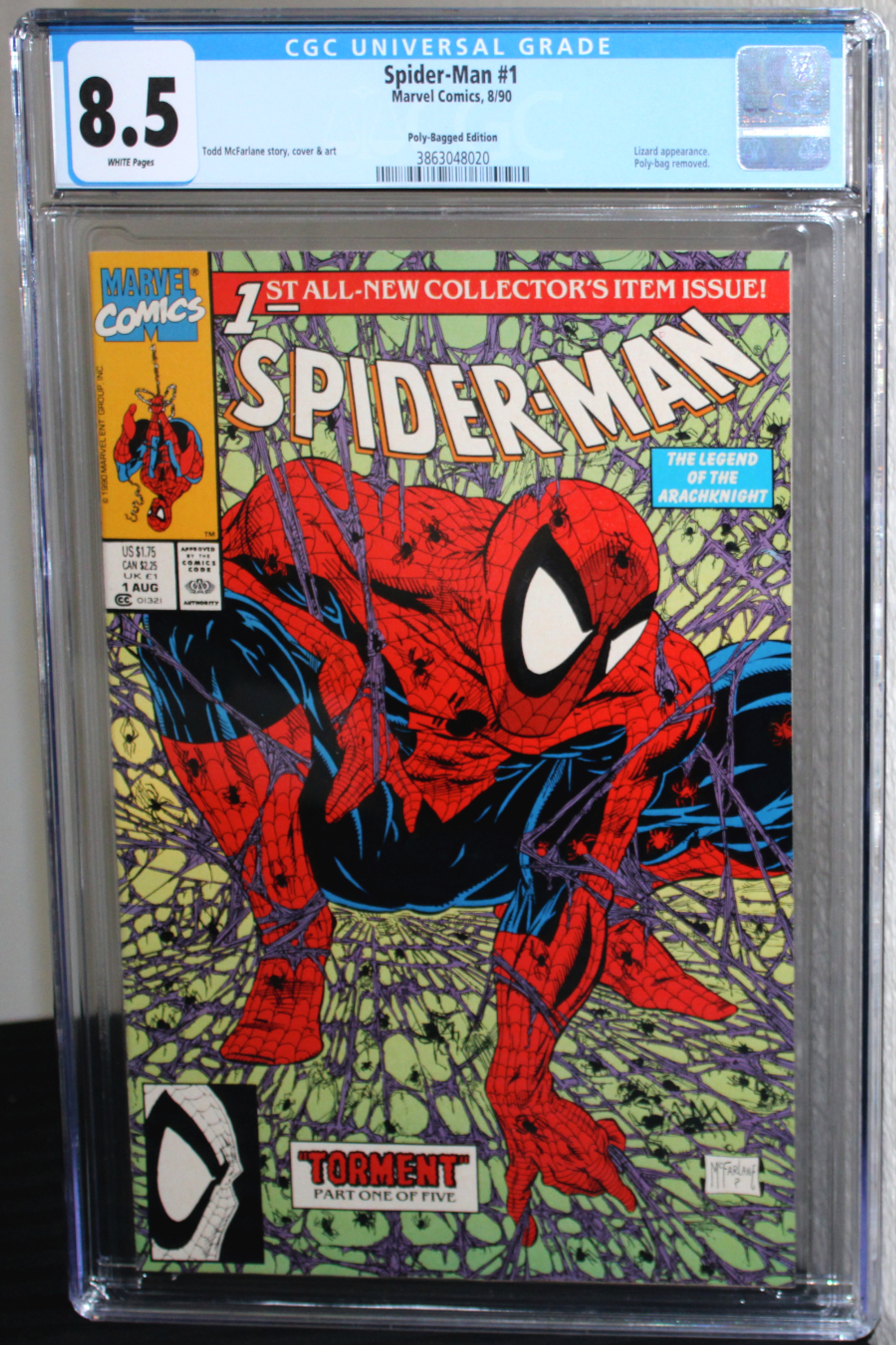 Spider-Man (1990) #1 Poly-Bagged Edition