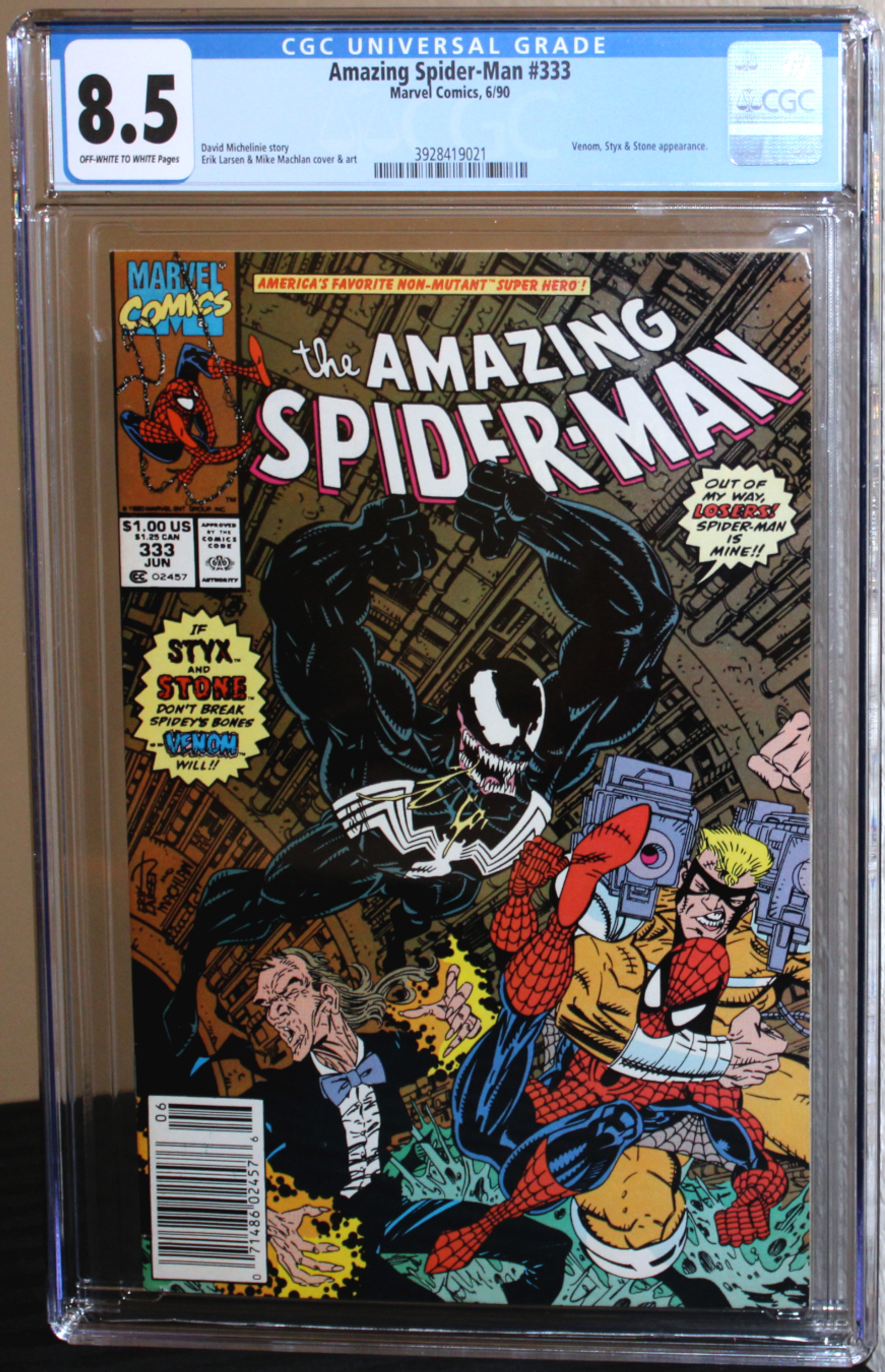 Amazing Spider-Man #333 Newsstand Edition