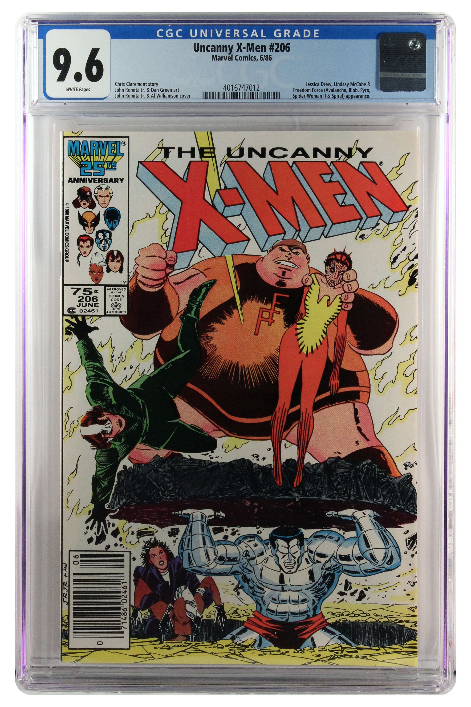 Uncanny X-Men #206 Newsstand Edition