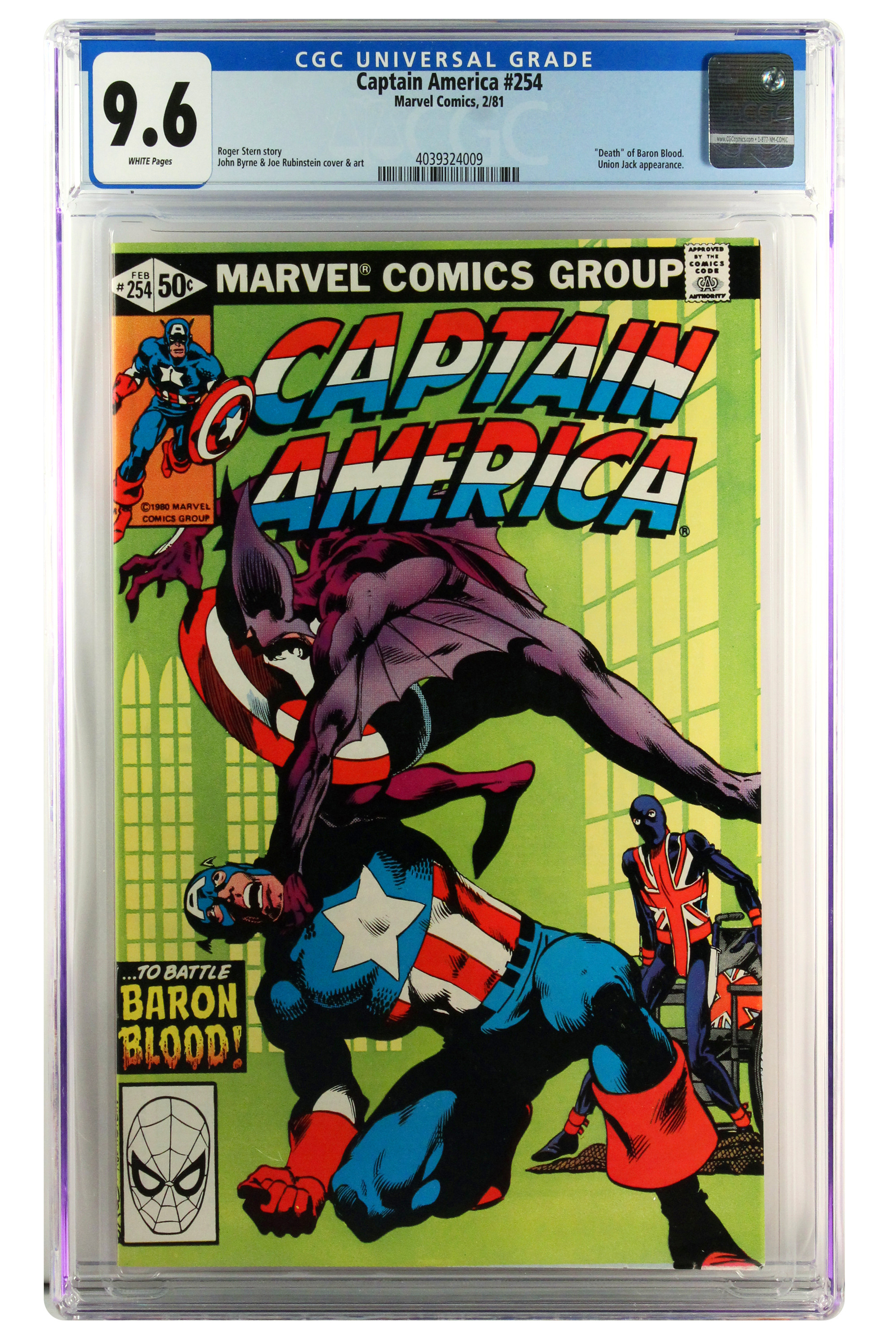 Captain America #254
