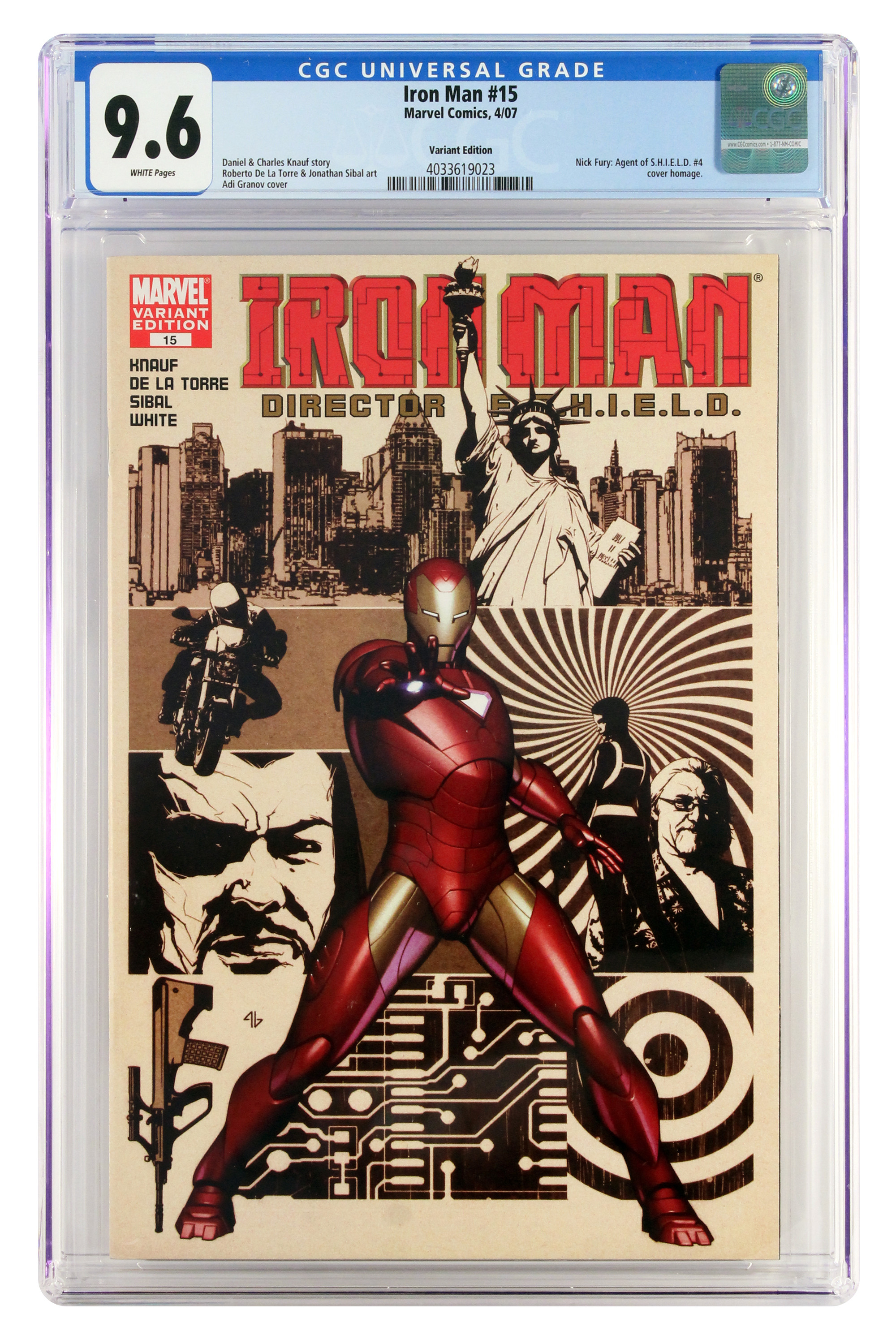 Iron Man #15 Granov Variant Edition