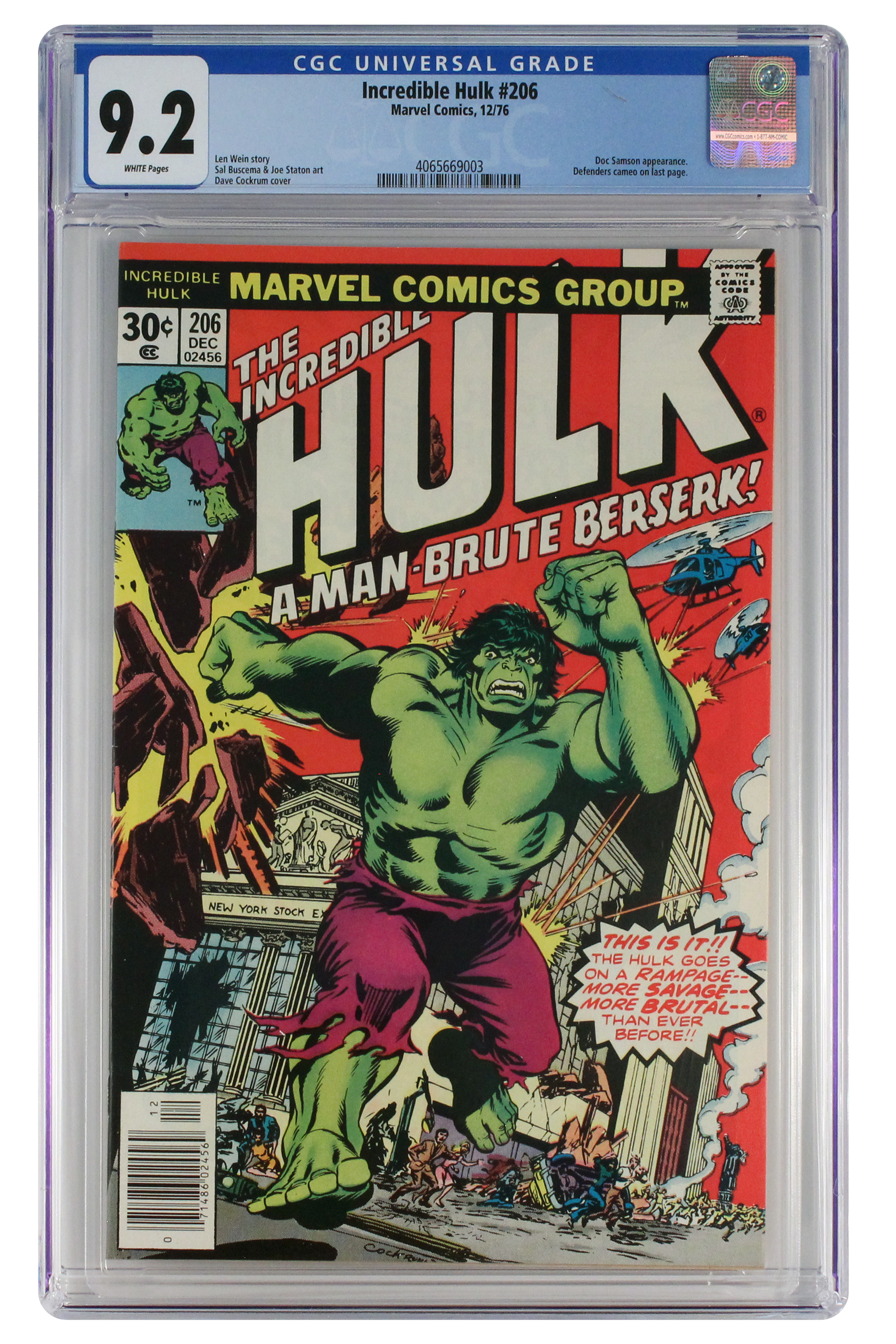 Incredible Hulk #206