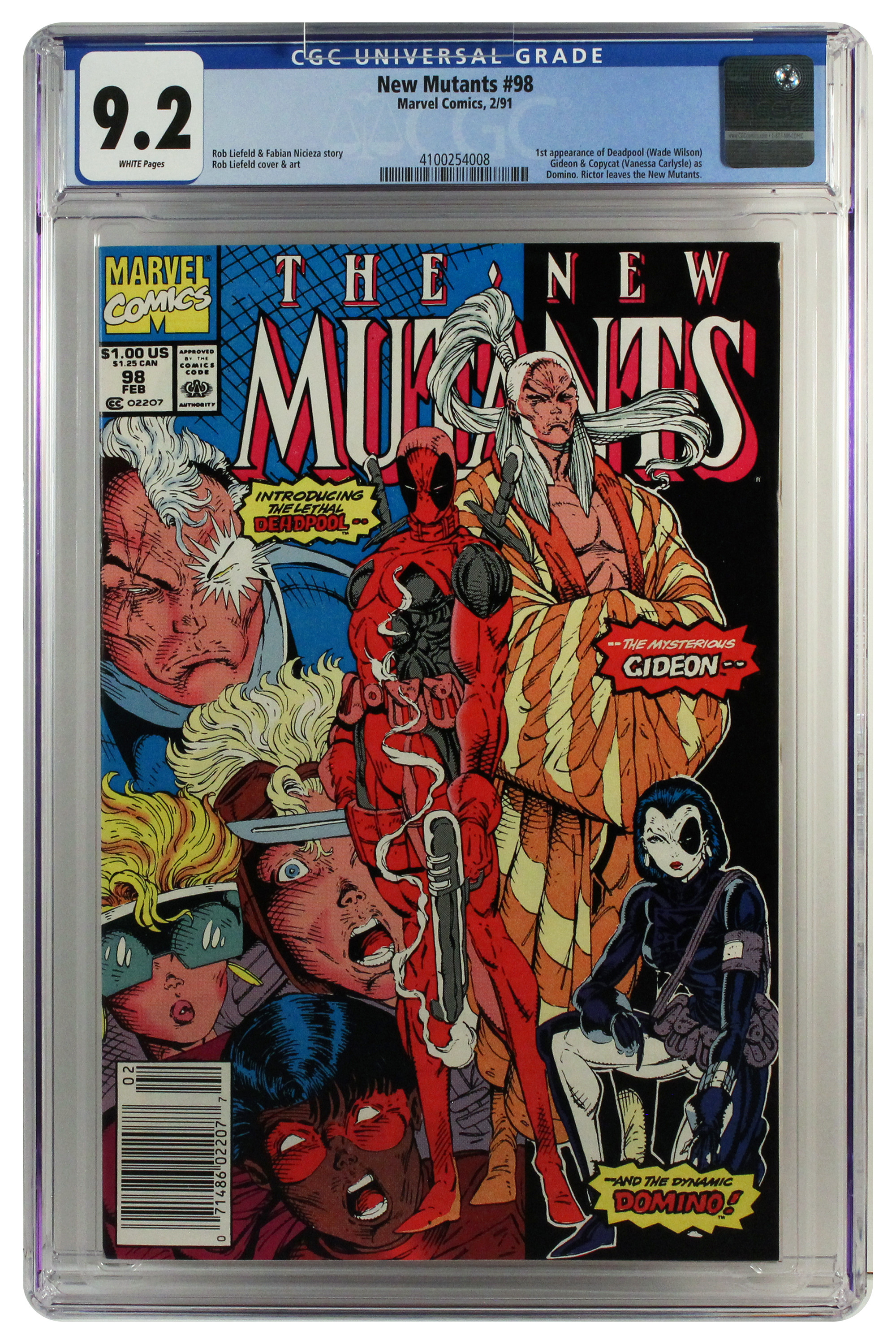 New Mutants #98 Newsstand Edition