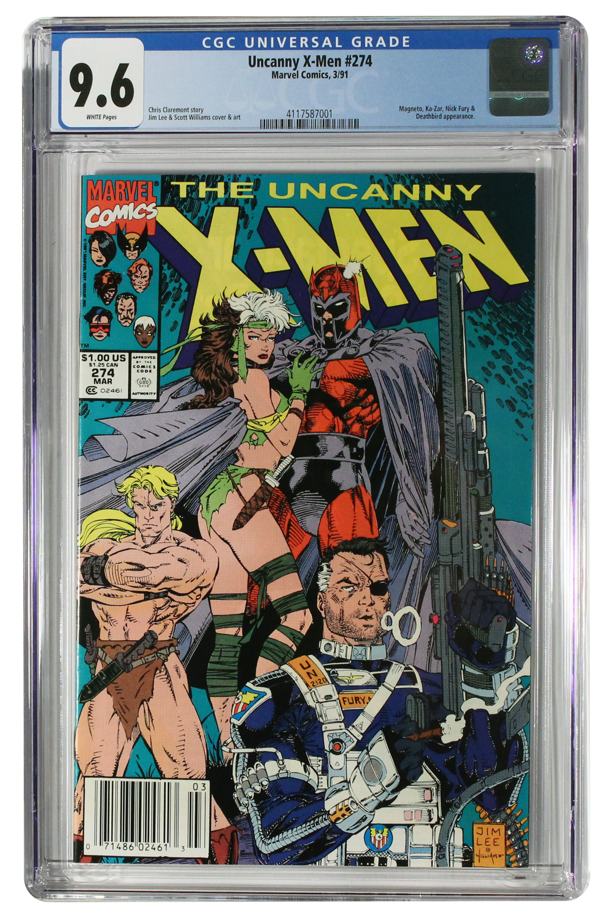 Uncanny X-Men #274 Newsstand Editon