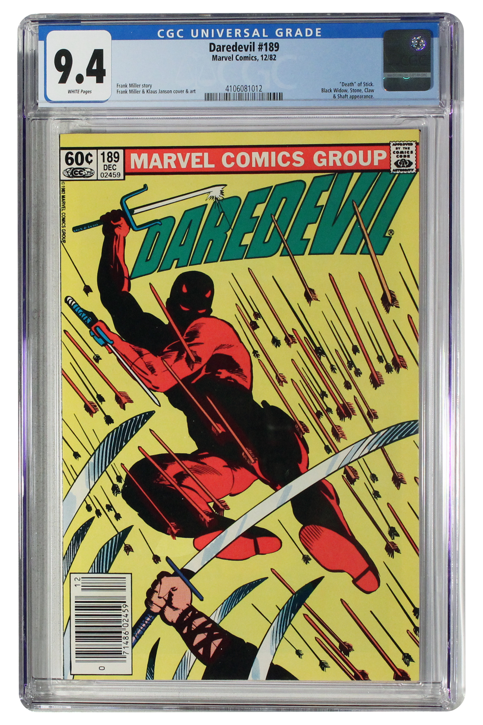 Daredevil #189 Newsstand Edition