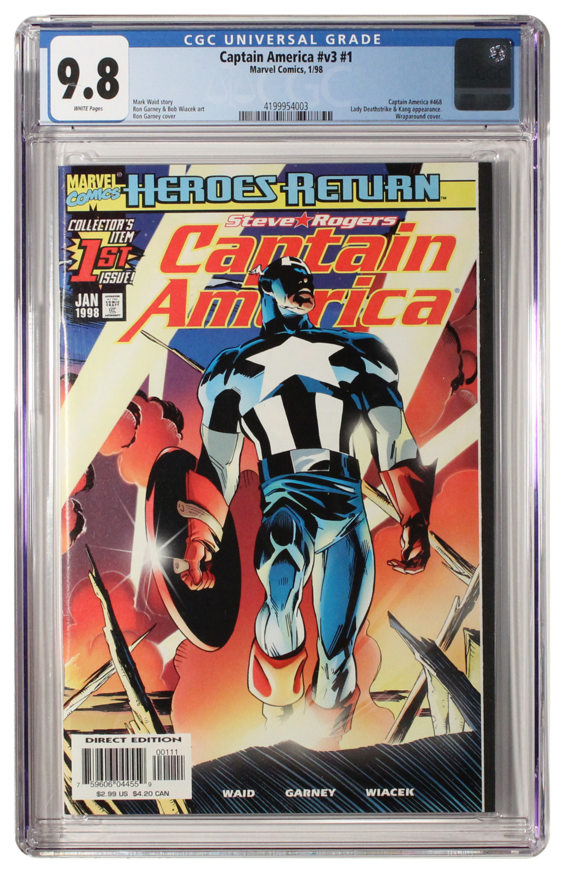 Captain America Vol. 3 #1
