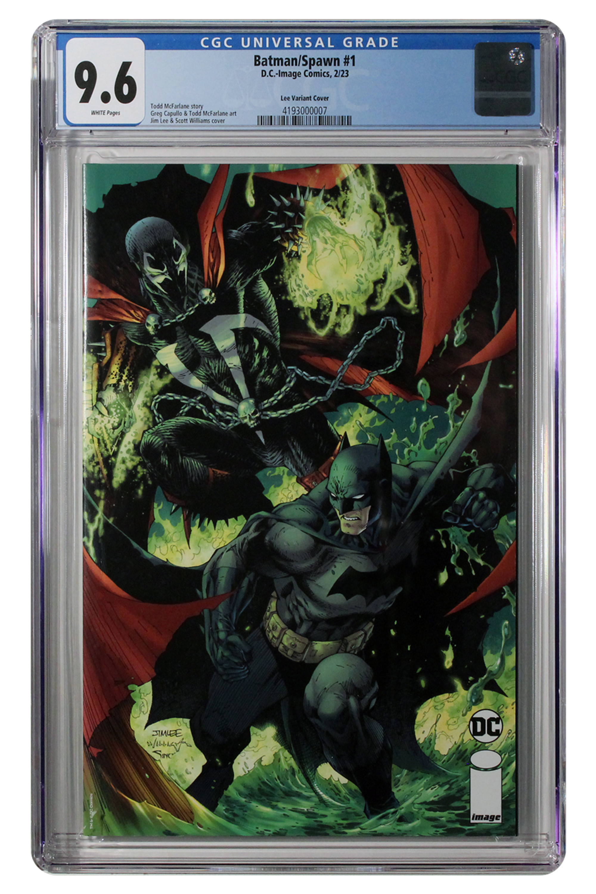 Batman/Spawn #1 Lee Variant Cover