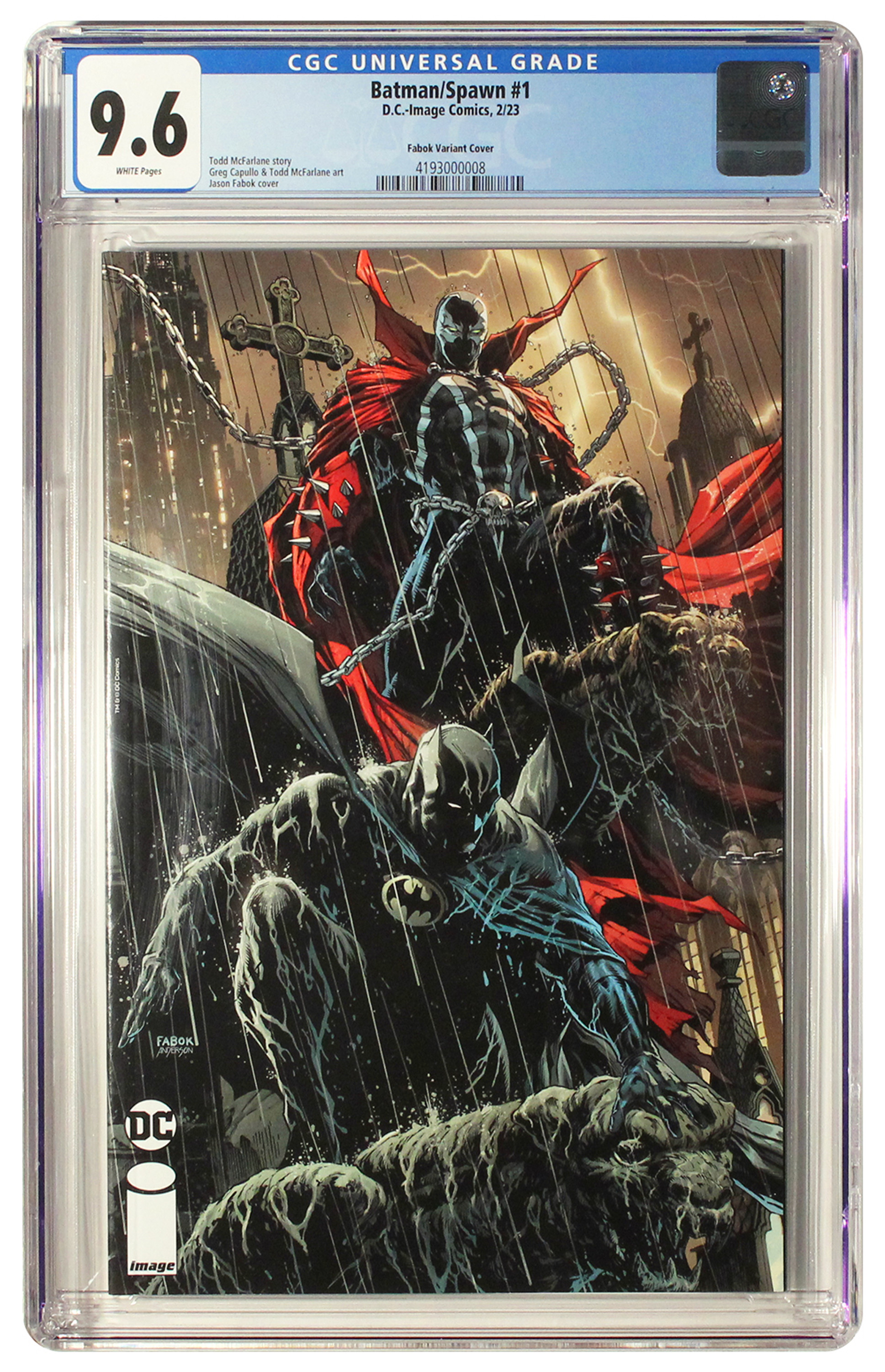 Batman/Spawn #1 Fabok Variant Cover