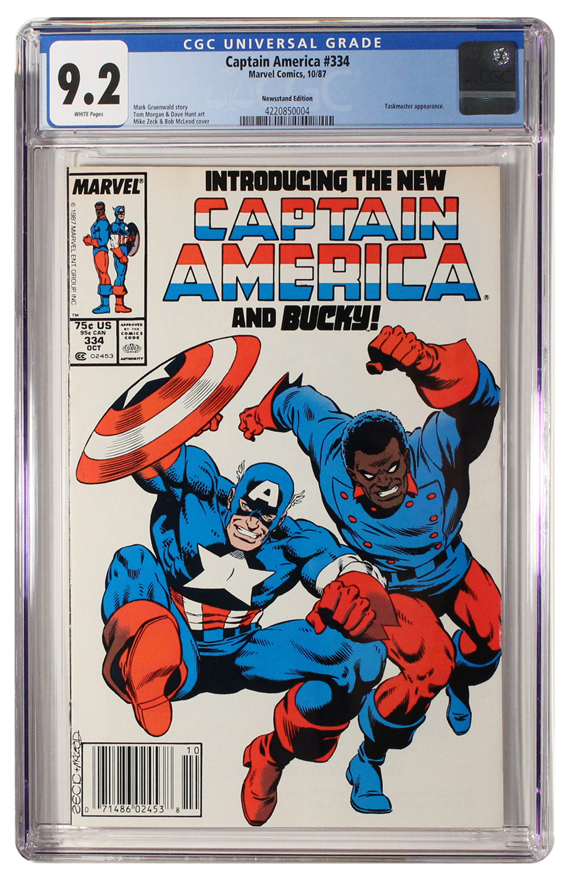 Captain America #334 Newsstand Edition