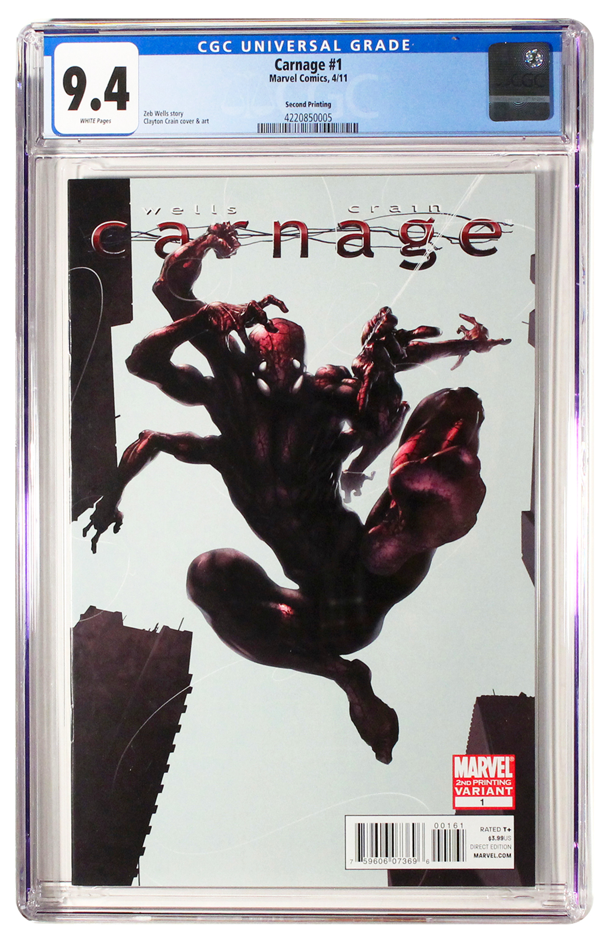Carnage #1 Second Printing