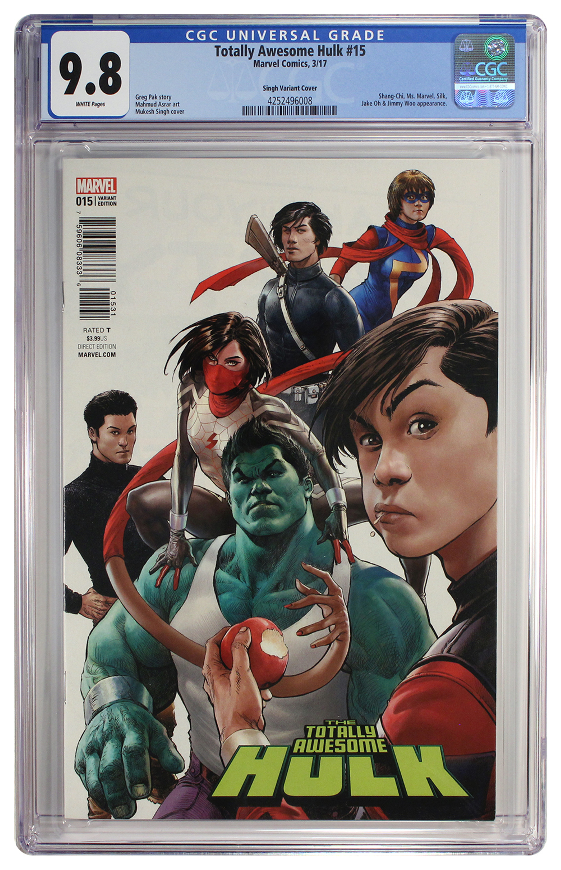 Totally Awesome Hulk #15 Singh Variant