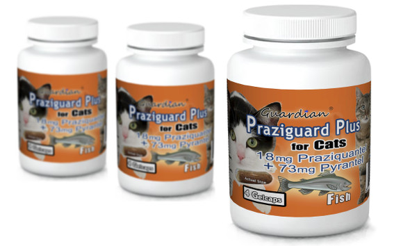 Praziguard Plus® 18mg Praziquantel & Pyrantel Broad Spectrum for Cats