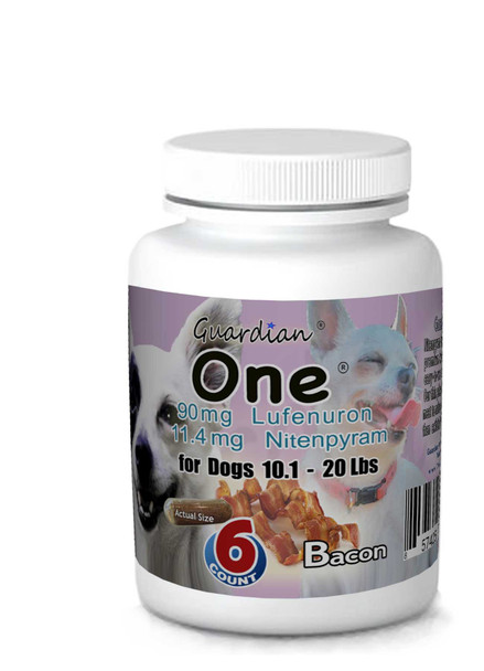 Guardian One® 90mg Lufenuron & Nitenpyram monthly for Small Dogs 10.1 - 20 Lbs