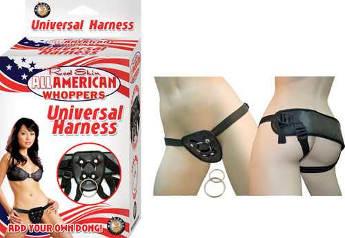 All American Whoppers Universal Harness Black front of box